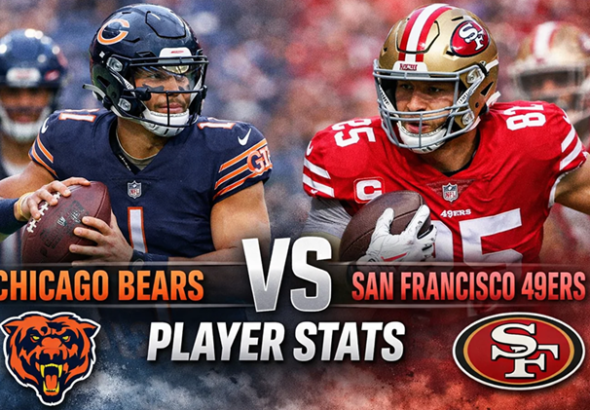 Chicago Bears vs 49ers Match Player Stats