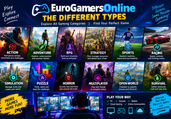 EuroGamersOnline The Different Types